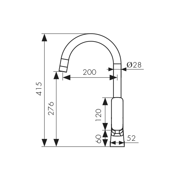 76144-15 Смеситель KAISER Clever для мойки 76144-15 Смеситель KAISER Clever для мойки
